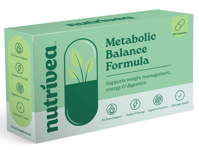 Nutrivea Metabolisk Balanceformel — 60 kapsler, grøn emballage